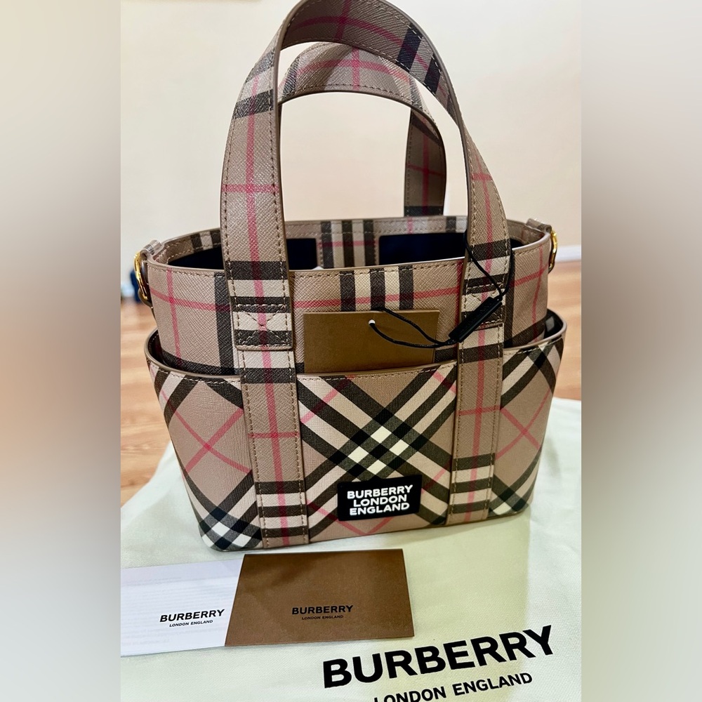 Burberry Daphne Vintage Check Tote Bag - Picture 2 of 11